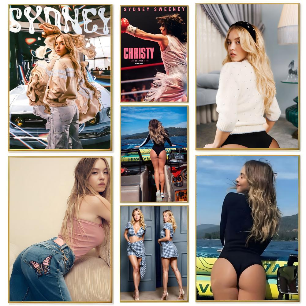 Home Bar Sydney - 여배우 S-sydney S-sweeney 포스터 벽 예술