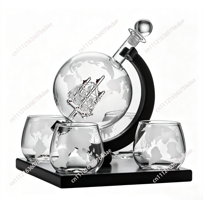 장식용 글로브 와인 디캔터 세트, 스탠드가 있는 유리  - Decanter Globe Set 리뷰 및 가격