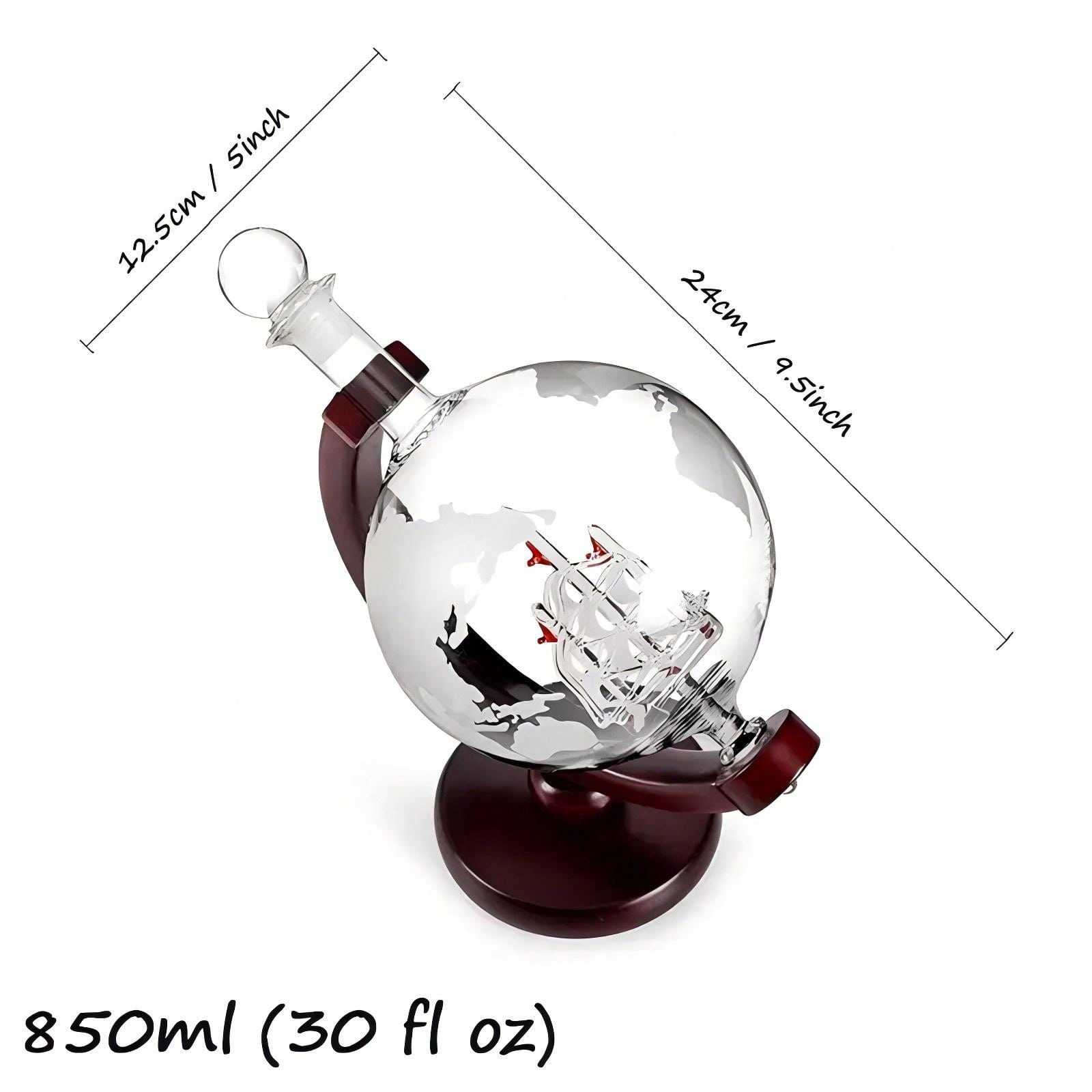 남성용 위스키 디캔터 글로브 세트, 850ml 리큐어  - Decanter Globe Set 리뷰 및 가격