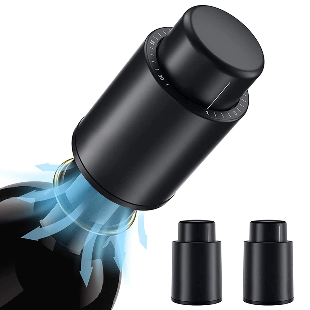 진공 와인 병 마개 봉인 된 저장 진공 메모리 와인 마 - Wine Preservation Pump 리뷰 및 가격