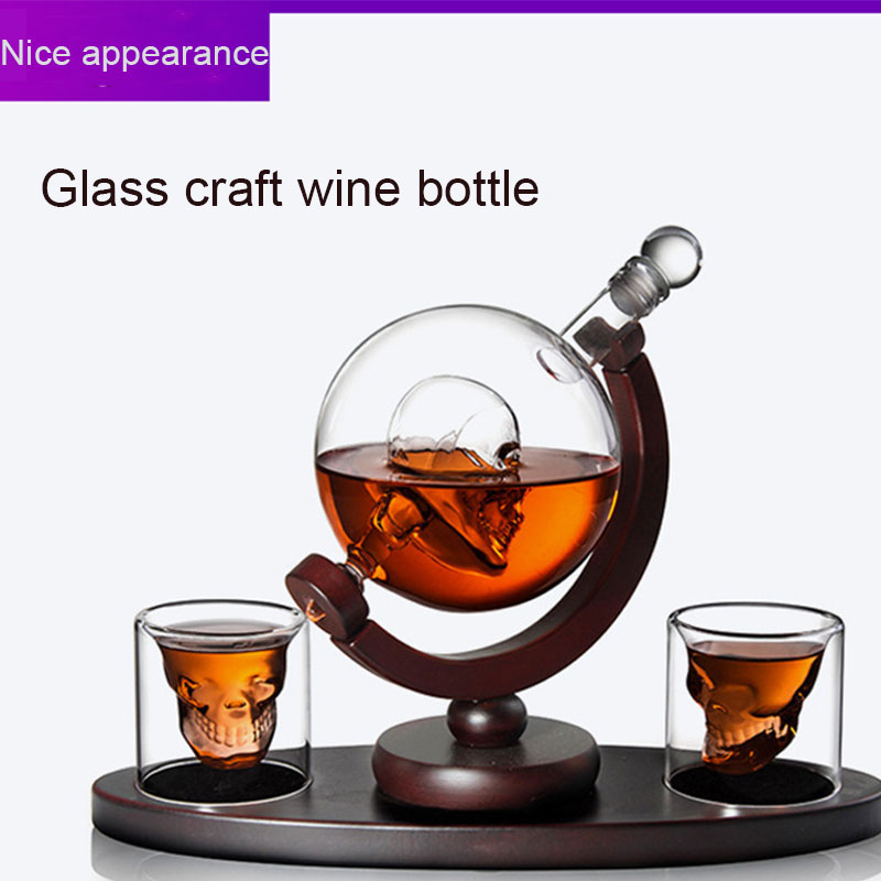 스컬 글로브 위스키 디캔터 세트, 가오펑 실리콘 유리병 - Decanter Globe Set 리뷰 및 가격