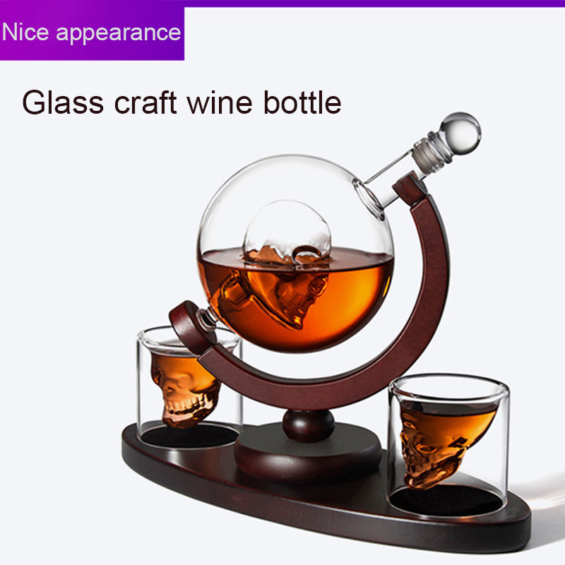 스컬 글로브 위스키 디캔터 세트, 가오펑 실리콘 유리병 - Decanter Globe Set 리뷰 및 가격